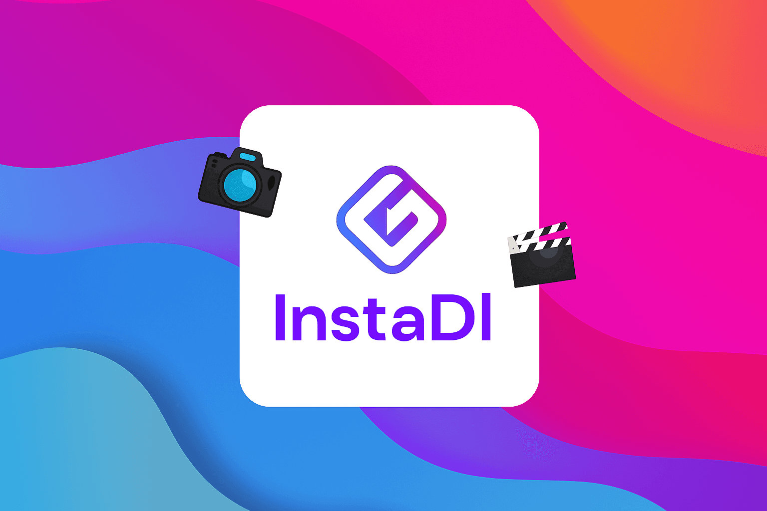 Instagram Videos and Photos Download process illustration